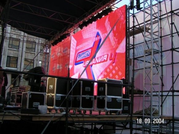 P10 aluminium rental led sign in Lithuania