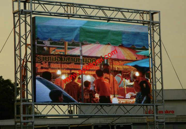 Thailand Ph10mm 12SQM Outdoor Rental LED Screen