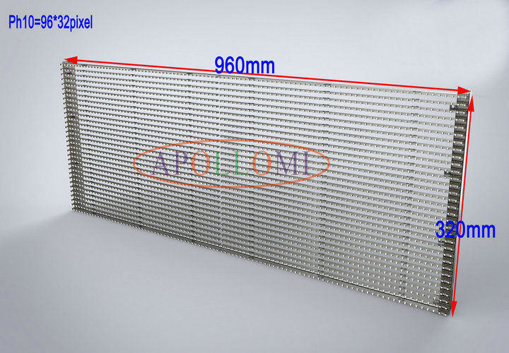 P10 Transparent LED Display Screen 