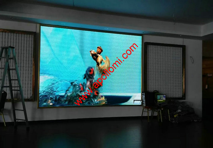 P5 fixed video led wall ad