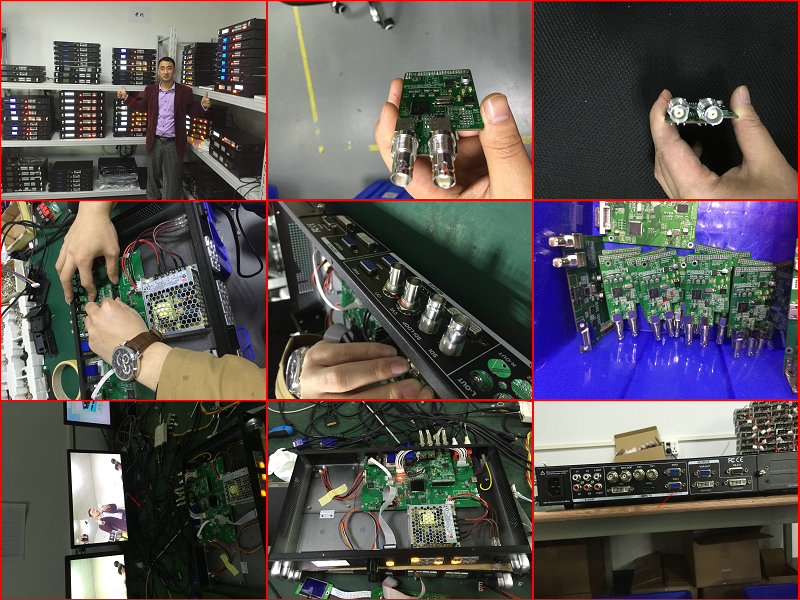 Professional video processor OEM SDI port installing