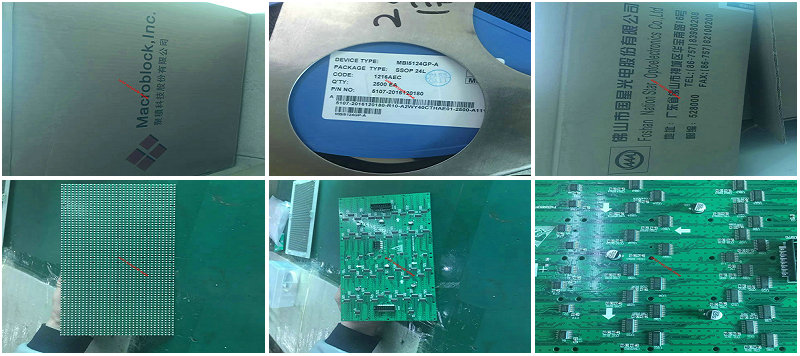 Germany MBI5124+Nationstar outdoor P4 led screen Module