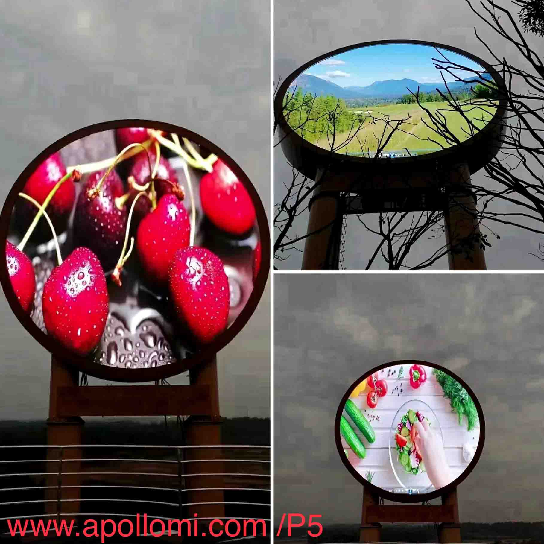 Circle Video LED Screen Billboard