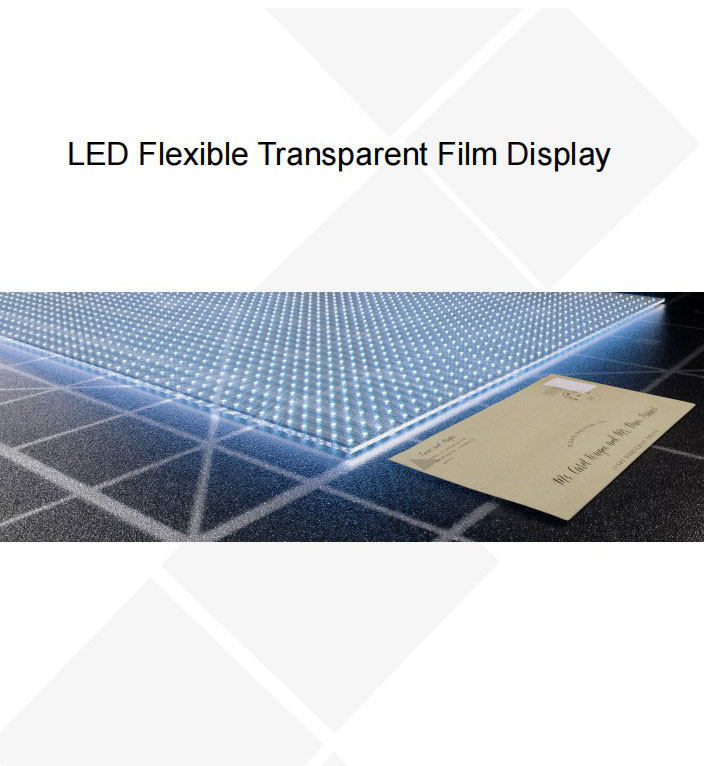 Transparent Film Flexible LED Display 