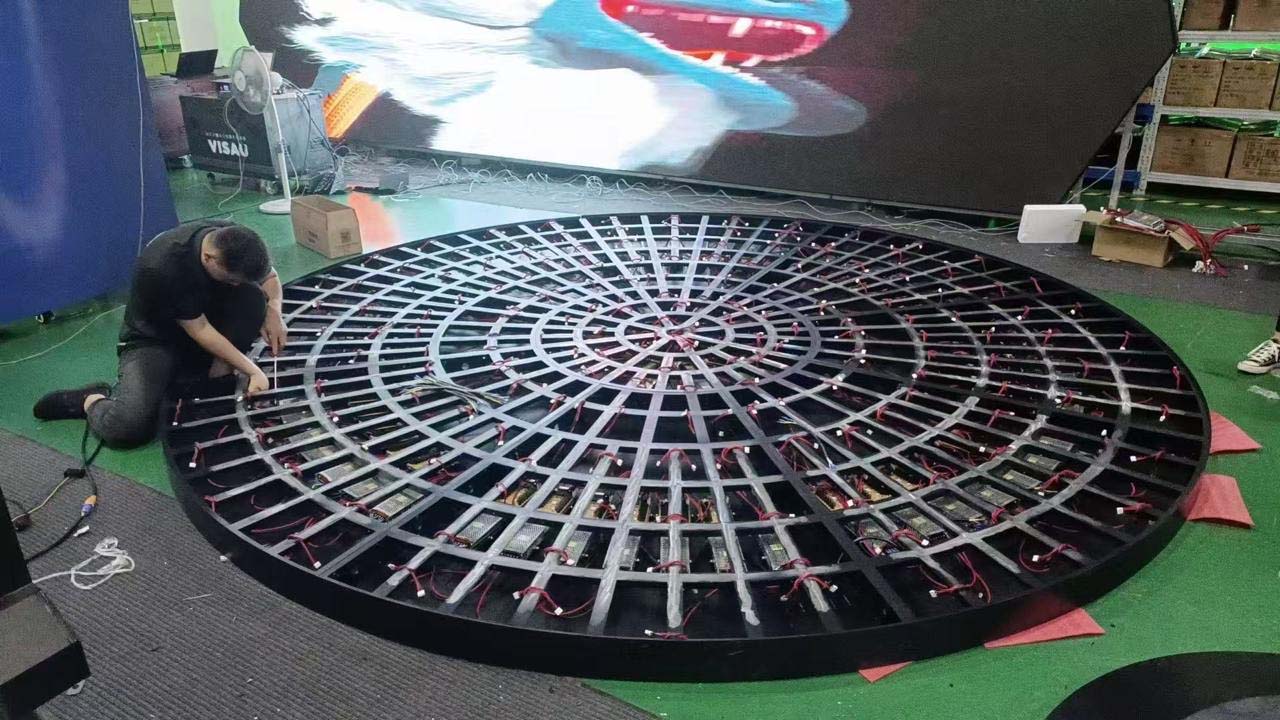 Cirle led screen