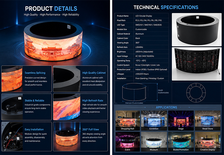 Flexible LED Display Screen modules