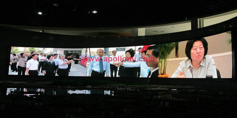 108sqm Curve Indoor P4 SMD Led Screen In Malaysia Hotel