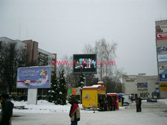 Russia outdoor P10mm led screen project