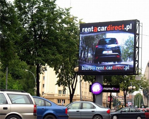 Outdoor P10 Full Color Led Screen in Poland