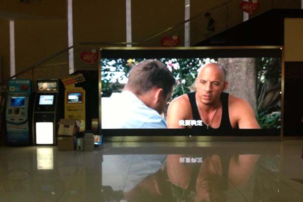 P3 indoor big led display TV in China