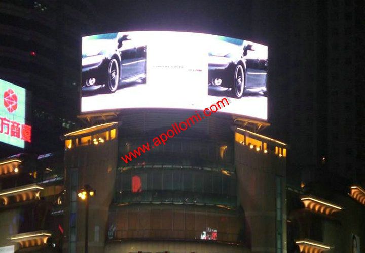 Italy 32SQM 10mm Outdoor HD Arc Curve LED Display