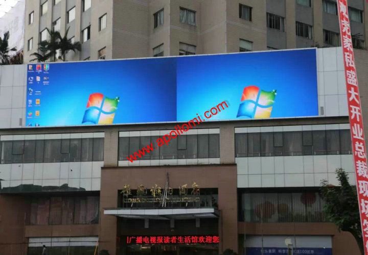 Shenzhen 68SQM P10 Mounted Video LED Wall